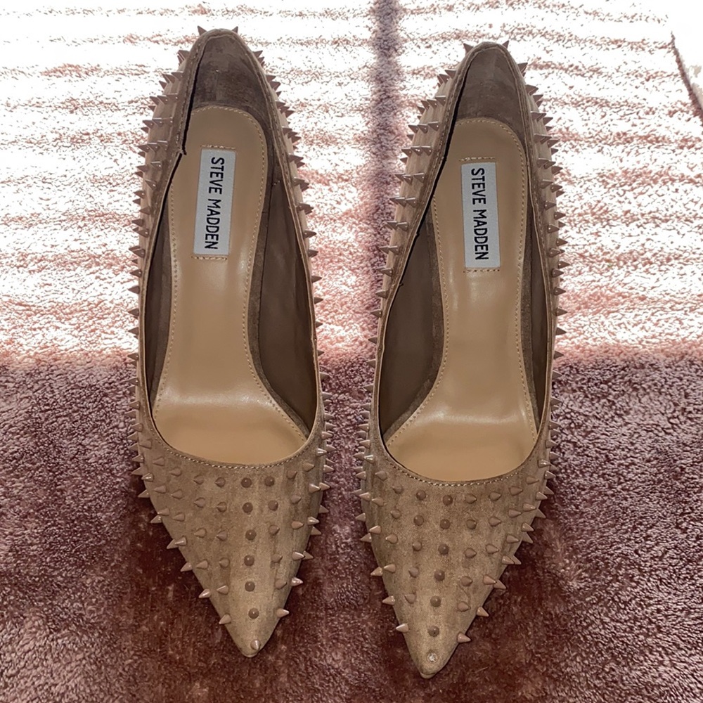Steve Madden studded heels